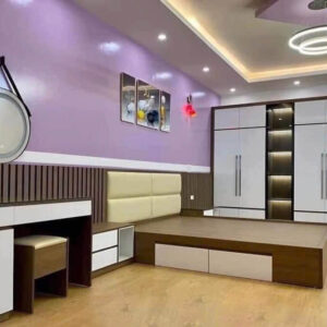 Nội thất phòng ngủ gỗ công nghiệp - Mẫu 08